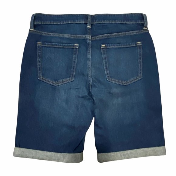 NWT GAP Women's Denim Bermuda Shorts 4/27 Medium Wash #679887 - Picture 2 of 4